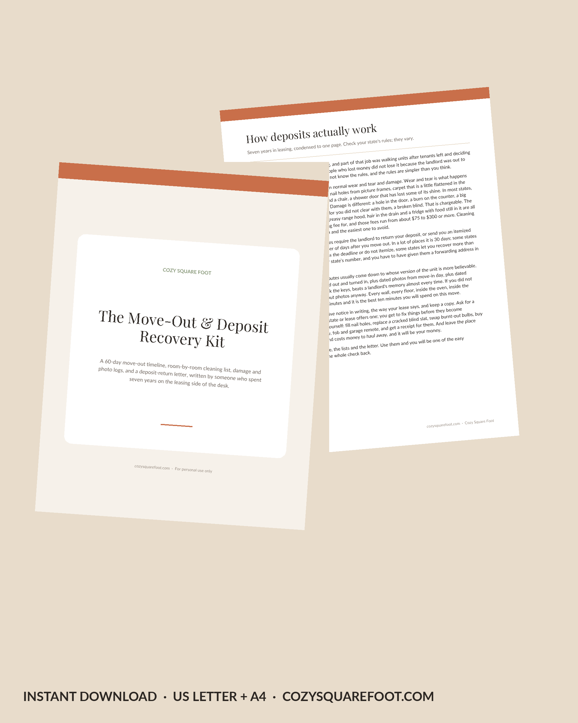 The Move-Out & Deposit Recovery Kit